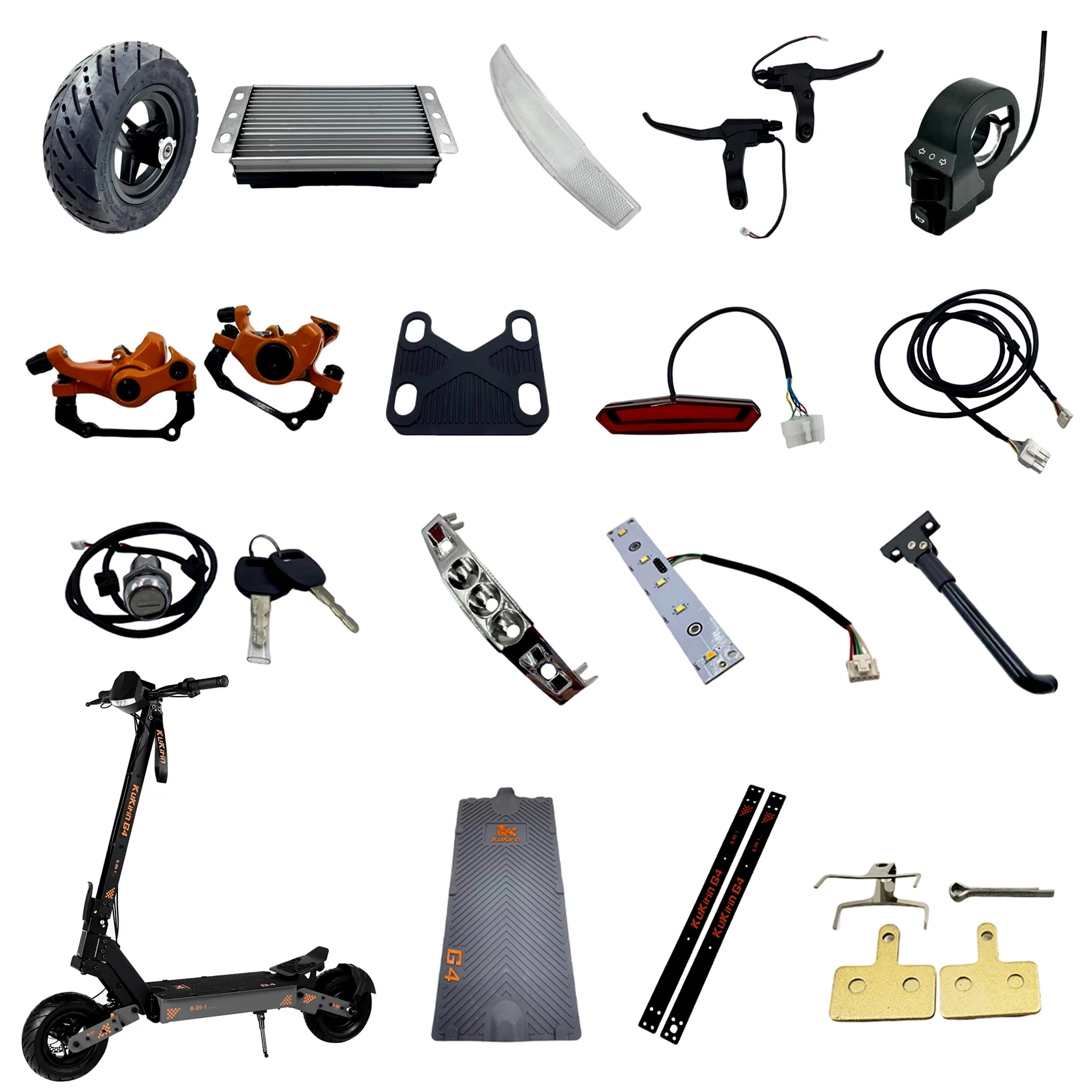 Original 2-in-1 Light Control Switch Horn Turn Signal for KuKirin G4 Scooter Parts Scooter Accessories