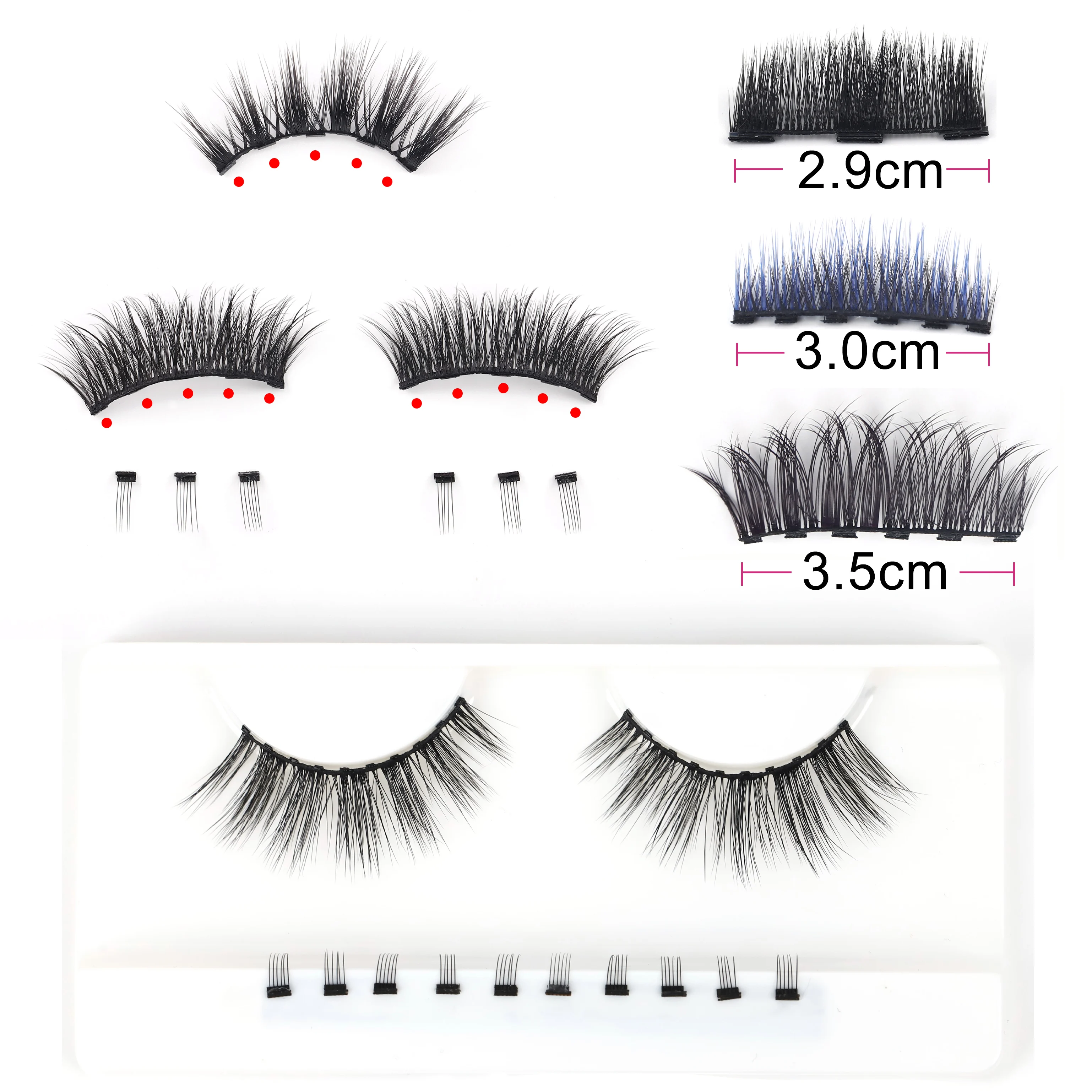 New Easy To Wear Quantum Magnetic Lash Magnetic Soft Eyelash No Glue No