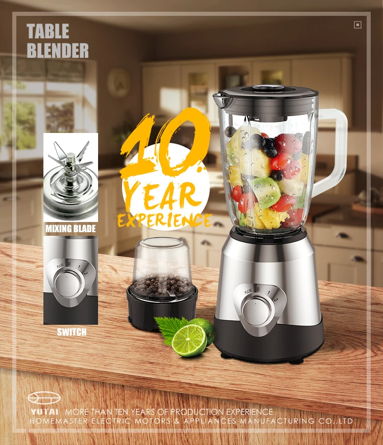 Liquidificador comercial de nutrição profissional de alto desempenho 1.8L para restaurante