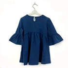 Dress Kids Custom Wholesale Summer Dress Baby Girl Solid Color Kids Clothes Dress For Sale