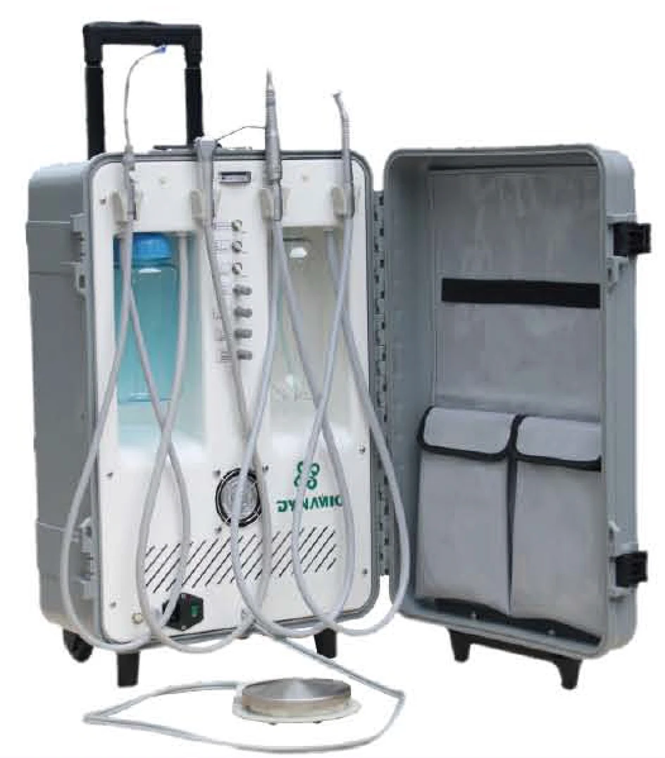 Portable dental unit mobile dental chair suitcase