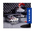 10 Pcs Storage Containers Plastic Sneaker Clear Box Supermarket Storage Container Shoe Container