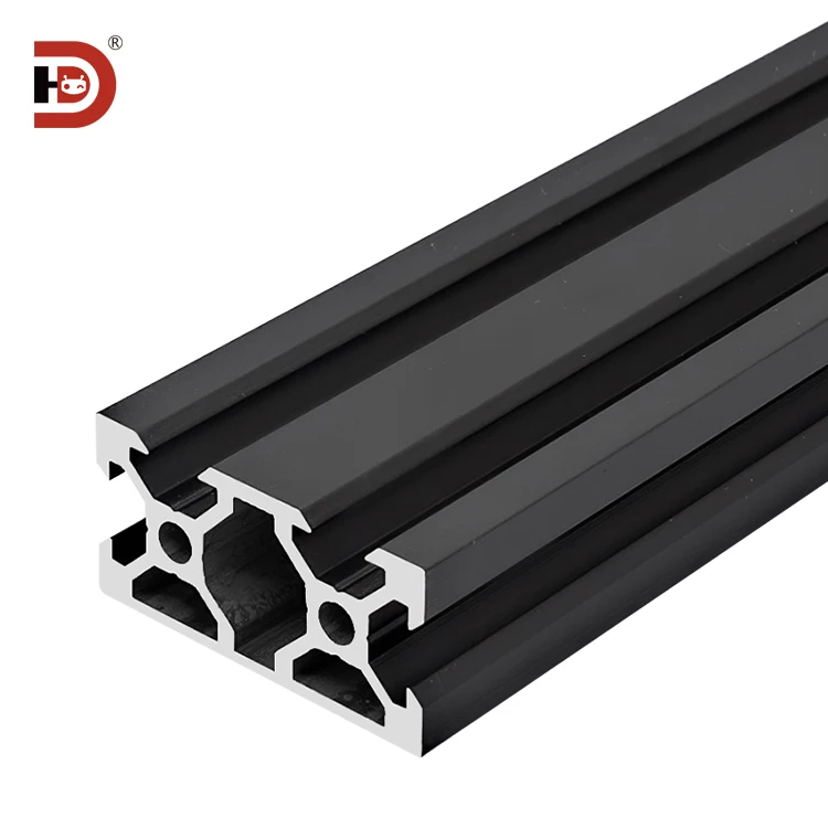 2040V Slot Black Extruded Aluminum Profile 2040V Slot V Slot Aluminum Printer Black Oxidation groove Track factory