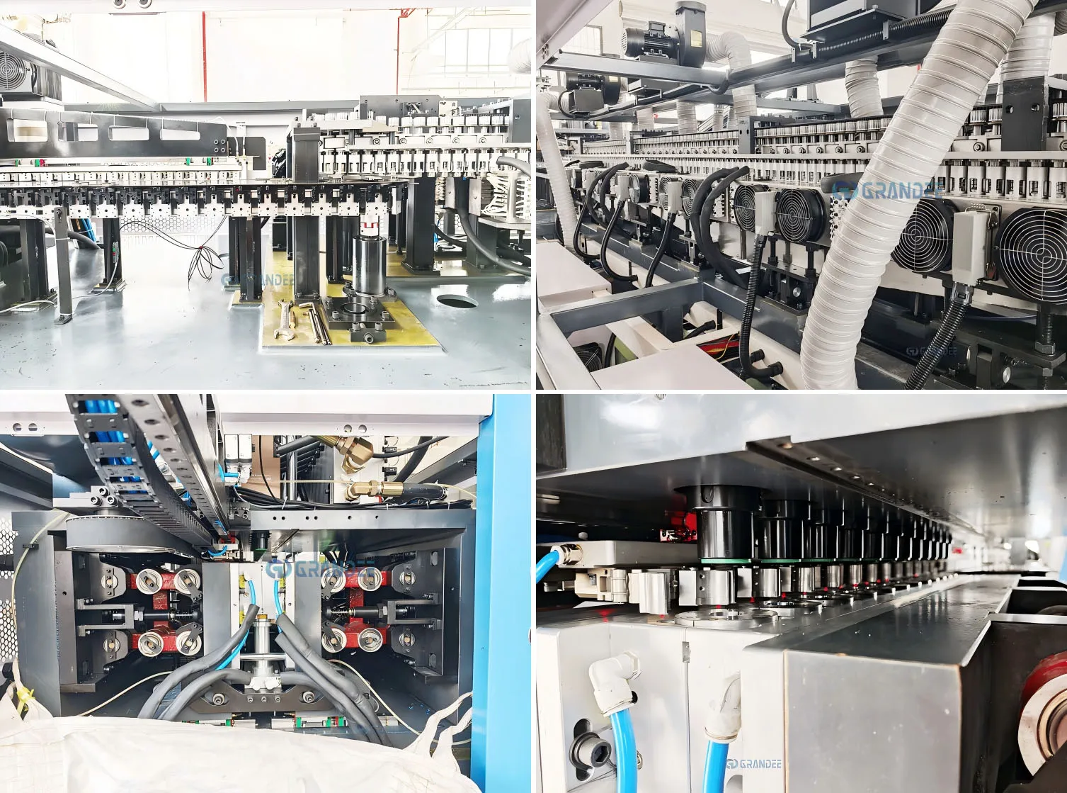 product automatic 2 cavity 10l pet bottle blowing machine 2000bph oil water beverage plastic bottle making machine-9