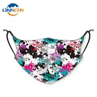 Mask Cusomized Logo Manufacturer Masks Custom Unisex Fabric Reusable Face Cover Face Mask