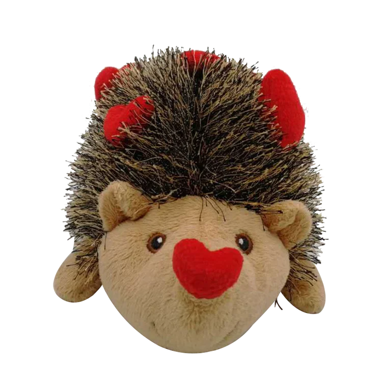 hedgehog valentine plush