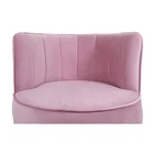 Pink Pink Anji Kasei Wholesale Custom Modern Simple Style Pink Round Attrative Luxury Single Sofa Chair