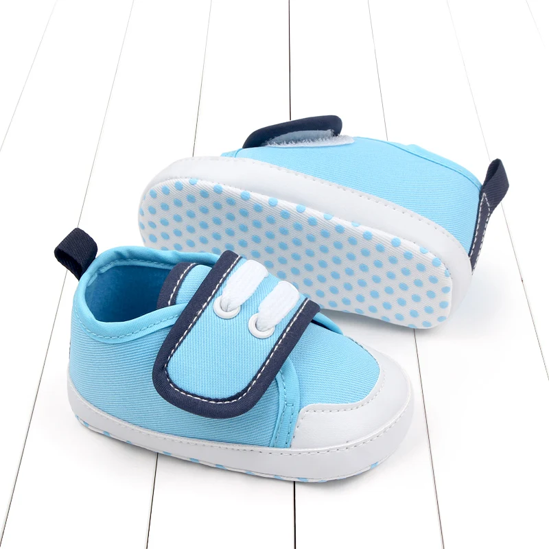 New Arrival Spring& Autumn Soft Soled Canvas Shoes Baby Shoes for Girls and Boys factory