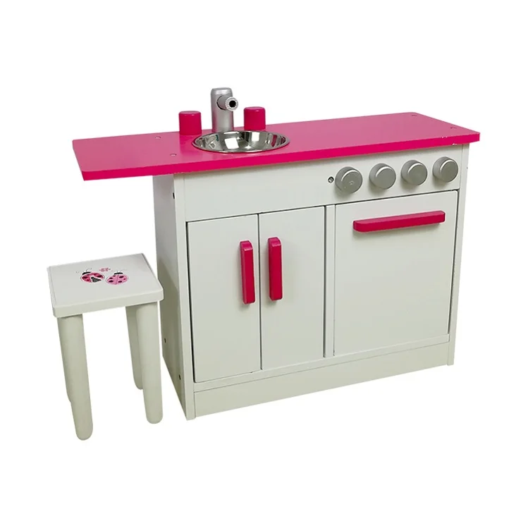 wooden toy kitchen sink