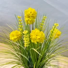 Chrysanthemum Factory Direct Selling Artificial Plant Chrysanthemum Narcissus Column Home Decoration