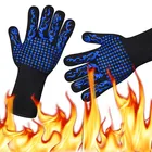Gloves High Temperature Resistant Gloves For Kitchen BBQ BBQ Gloves Heat Insulation And Scald Gloves