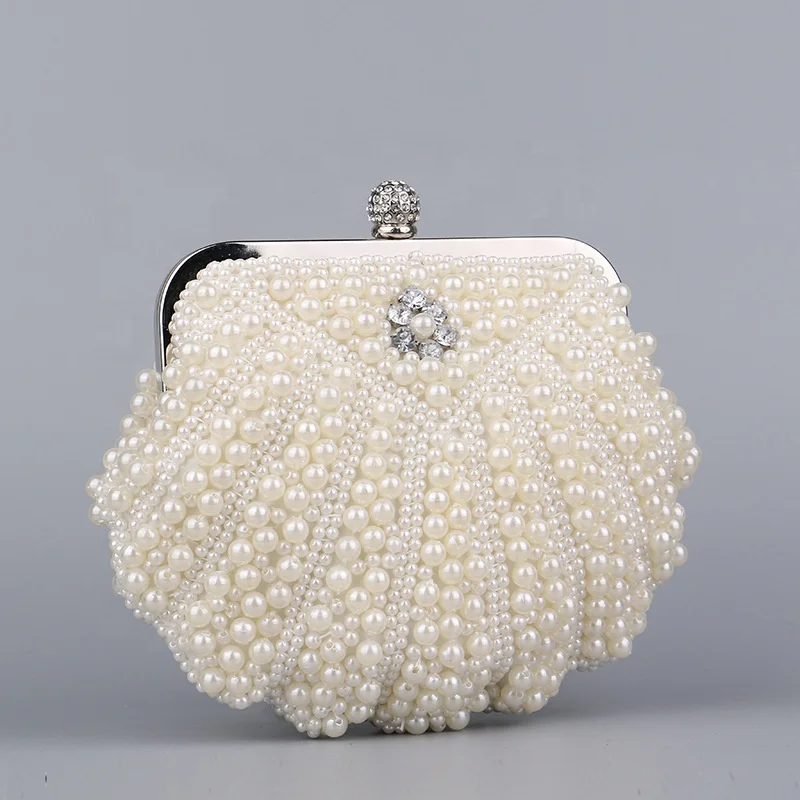 Amiqi MRY69 Fashion Designer Luxury Pearl Girls Party Women Wedding Evening Bags Clutch Purse