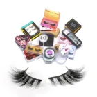 False Eyelashes Faux Mink 3d Eyelashes 3d Faux Mink False Eyelashes Super Soft And Natural OEM Packaging