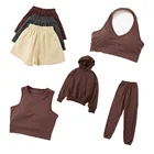 Clothes CHS0002W Wholesale Casual Loose Sexy Vest Sling Shorts Trousers Fall Women Clothes 2 Piece Set Suit