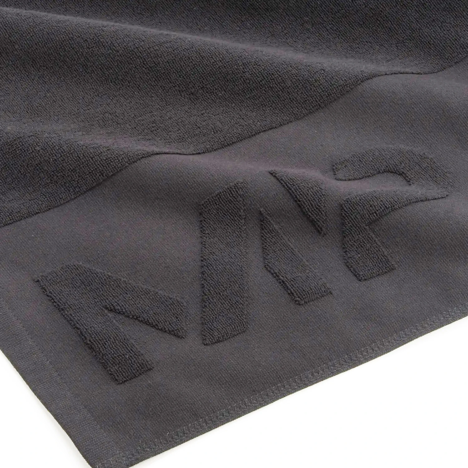 100% cotton jacquard bath towel customized woven embossed logo beach towel for pool sports gym