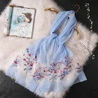 Hijab Popular Hot Selling Organza Rayon Embroidery Fasion Scarf Woman Hijab Scarf