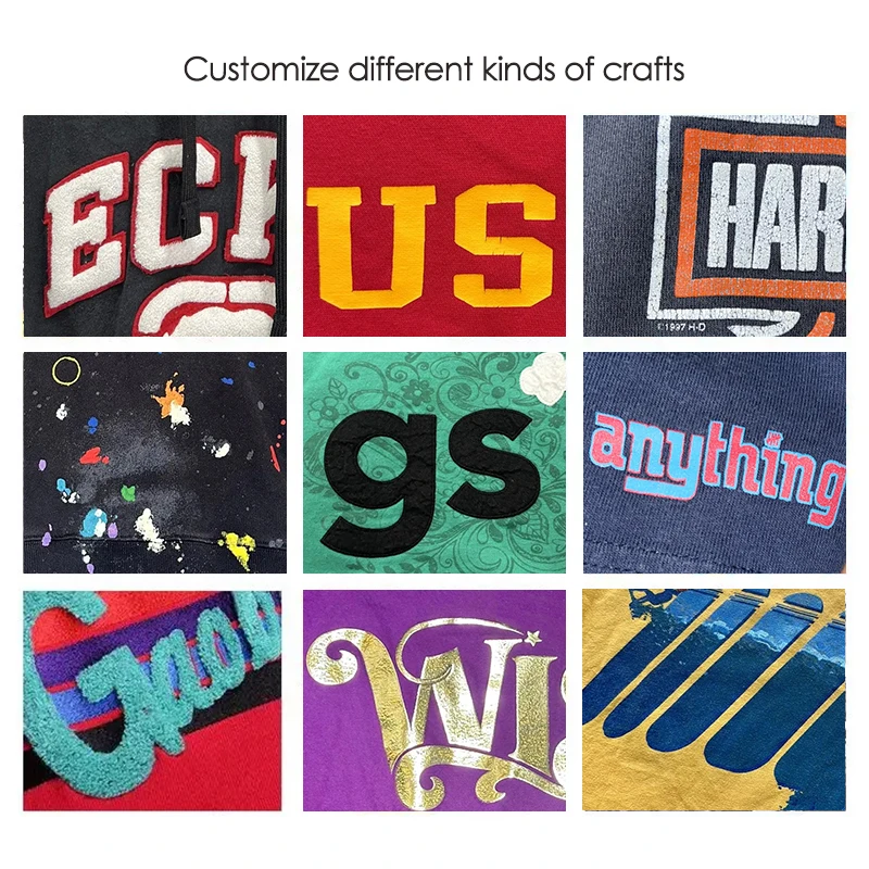 custom t-shirts with different logo effects custom t-shirts with different logo effects