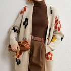 Kingsun Cashmere Clothes V Neck Long Plus Size Oversized Cardigan For Women Customize Design Knitwear