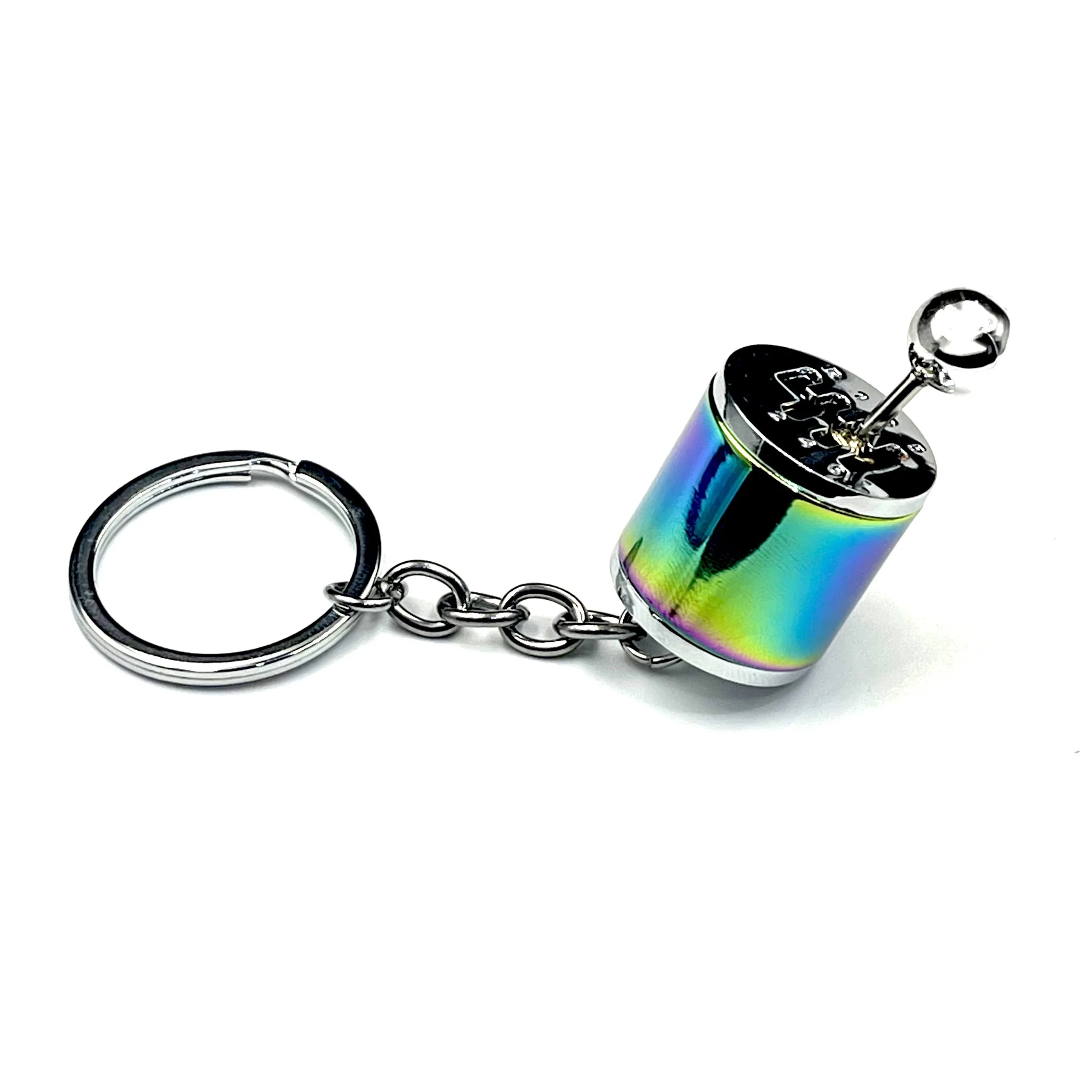 Creative Gear Head Keychain Speed Gearbox Keyring for Car Key Turbo Hub Brake Disc Pendant Shock Absorber Keys Holder Chain Ring