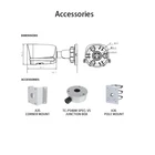 3mp Camera 3mp New Design Tiandy Wifi Outdoor 3MP HD Motion Detection IP Security WIFI CCTV Camera