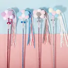 Funny Stick Acrylic Beaded Fairy Funny Cat Teaser Stick Cat Toy Interactive Bell Cat Toy