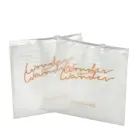 Bag Bag With Zipper Frost CPE Matte Customized Printing Underwear Clothing Bag With Slide Zipper