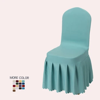 Hot selling chair covers for dining chairs 4 green office stretch chair covers for wedding