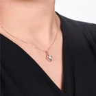 Necklaces Tianshizhiyue Jewelry The Heart Pendant 925 Sterling Silver Fashion Necklaces