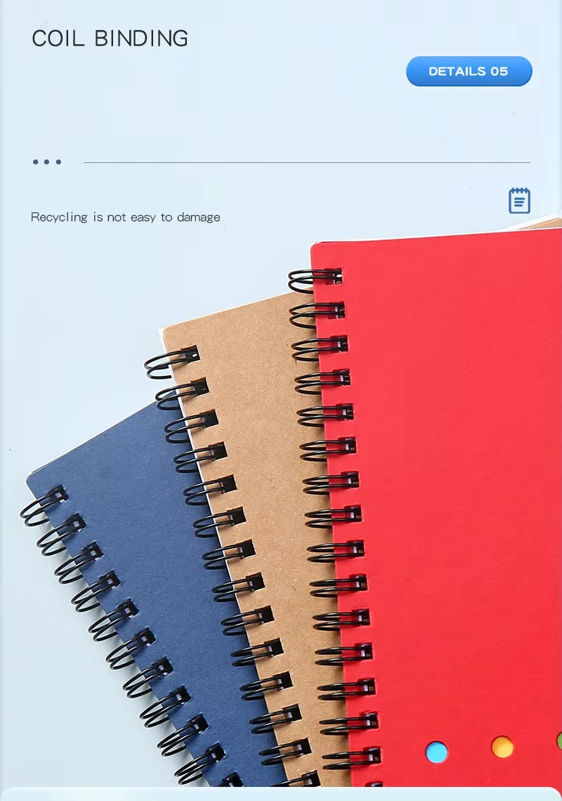 Customizable logo kraft notepad with pen memo sticky notes spiral notebook printed promotion custom notepads with pen Customizable logo kraft notepad with pen memo sticky notes spiral notebook printed promotion custom notepads with pen