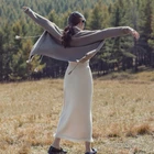 Women Long Skirt Women High Efficiency Comfort Good Texture Women Wool Long Skirt
