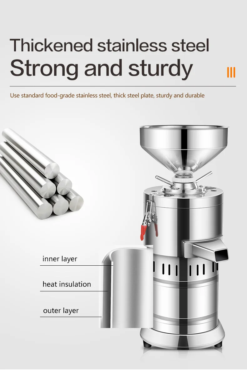 2022 Cheap Commercial Automatic Peanut Butter Tahini Hazelnut Peanut Butter Grinder Making Maker Machine factory
