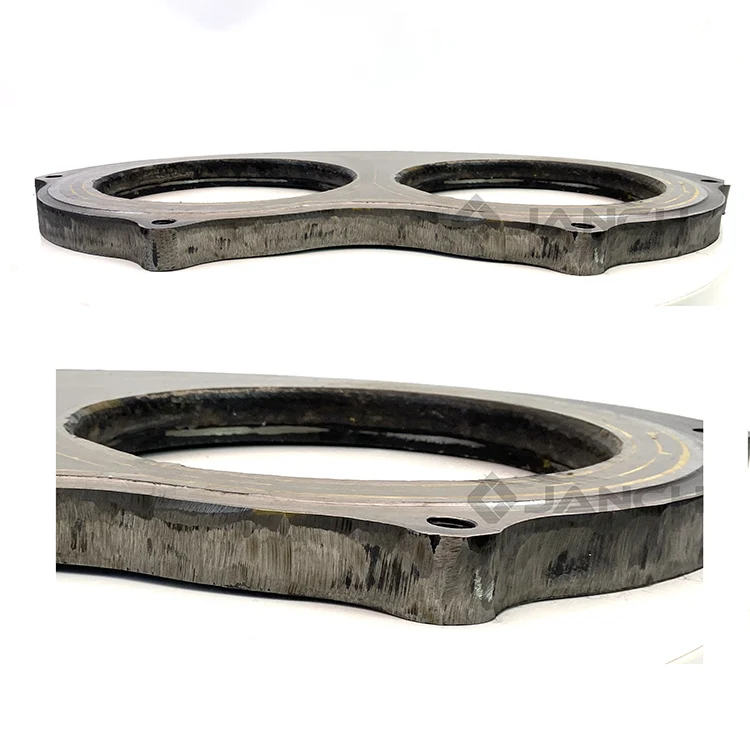 DN230 Concrete Pump Wear Plate with Dual Carbide 15+5mm and Single Carbide 15mm Options for Wear Resistance