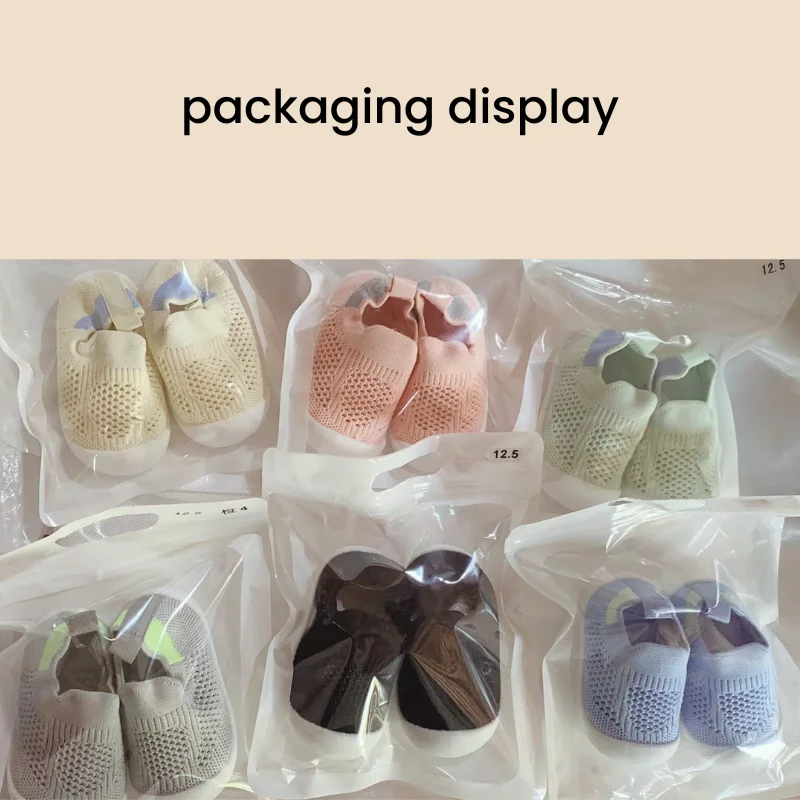 New Style  First Walker Baby Breathable Mesh Infant Toddler Sock Shoes Soft Rubber Sole Kids Girls Boys Slip-On Slippers