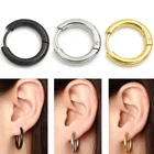 Earrings Metal Fashion Wholesale Stainless Steel Earrings Allergy-proof Metal Hoop Earrings Jewelry