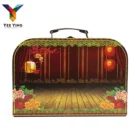 Opera Paper Suitcase Retro Opera Crafts Paper Suitcase Kids Toys Packing Vintage Cardboard Suitcase