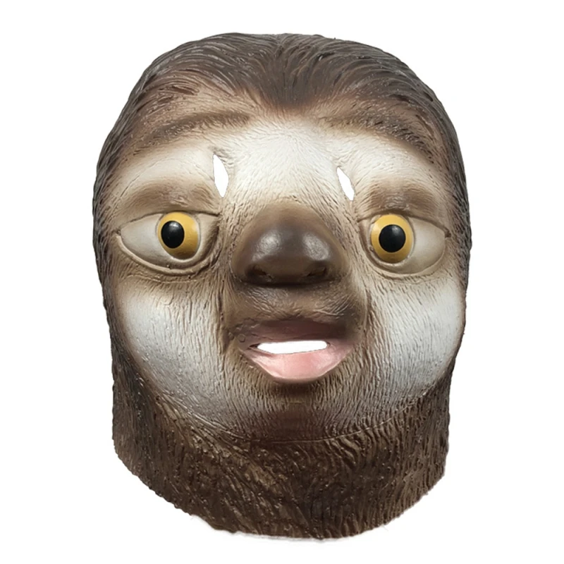 Realistic Zootopia Sloth Latex Mask Movie Cosplay Full Head Animal Mask  Halloween Carnival Masquerade Party Masks - Buy Movie Cosplay Full Head  Animal Mask,Funny Halloween Mask,Halloween Carnival Masquerade Party  Costume Props Product