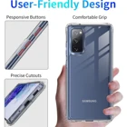Samsung Air Cushion Military Grade Protection Transparent PC TPU Anti-shock Phone Case For Samsung S20 FE