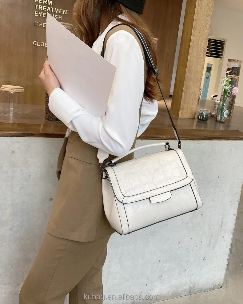 custom embossed leather handbag