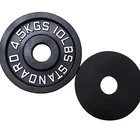 Gym Equipment High Quality Varied Custom Logo 1 Inch Gym Weight Stack Plates For Fitness Equipment