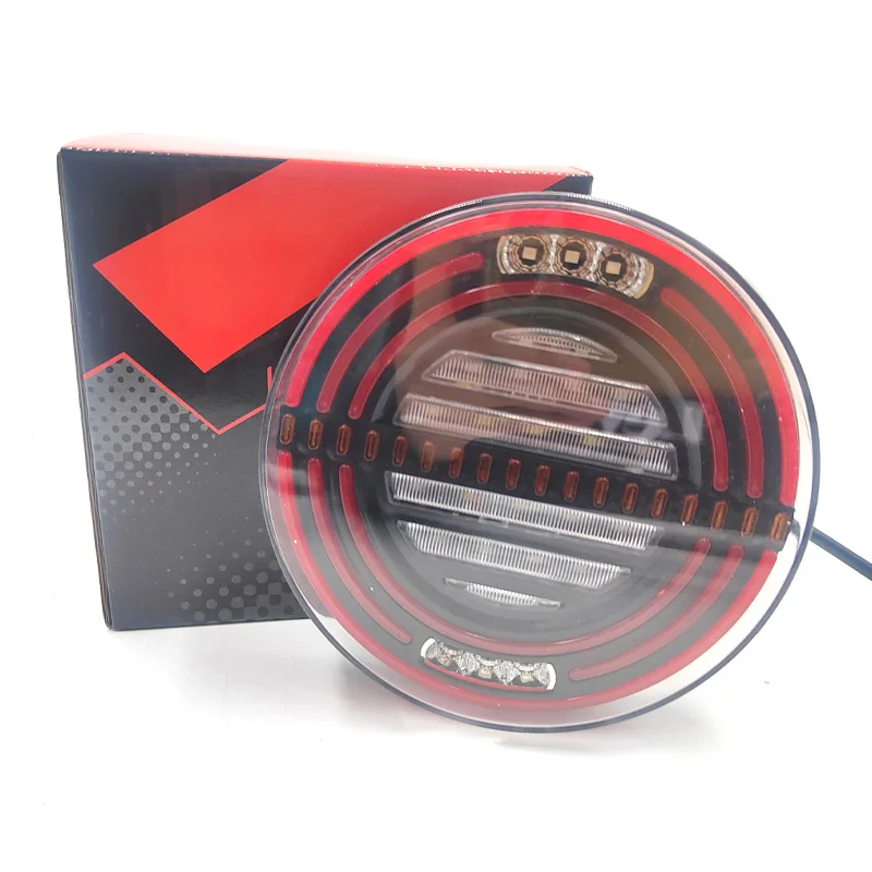 4INCH Warning Lamp Trailer Light Truck LED Stop Brake Turn Signal Reverse Lamp Rear Tail Light for Truck Trailer Lorry caravan 3