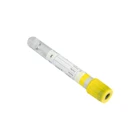 Yellow 13x100mm Yellow Cap Gel And Clot Activator Blood Collection Tube
