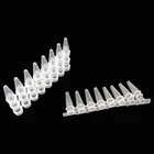 Lab Lab Consumables Disposable Transparent 8-strip PCR Tube Flat 0.1ml/0.2ml PCR Tube With Cover