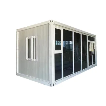 Flat Pack Container Coffee Shop Economical Prefab Food Storage Container Easy Assemble House