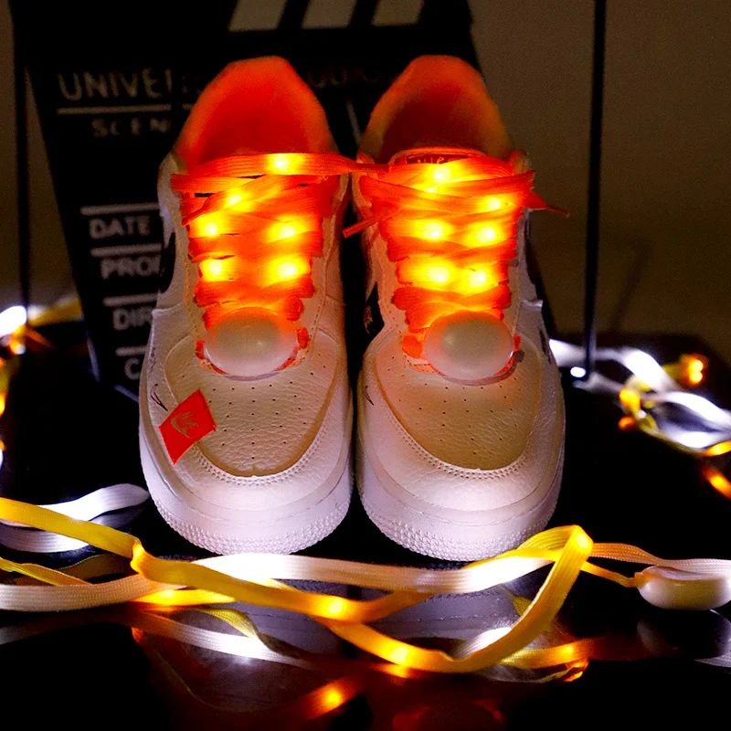 dark orange shoe laces