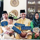 Favor Photo Muslim Amazon Decoration Ramadan Party Favor Photo Call Gold Paper Board Bamboo Photo Props