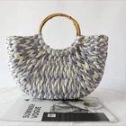 Hand Bags Sundayhome Extra Large Blue Spain Custom Logo Straw Summer Tote Beach Hand Bags