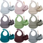 Bowl Factory Wholesale Quality Eco-Friendly Silicone Suction Bowl With Spoon