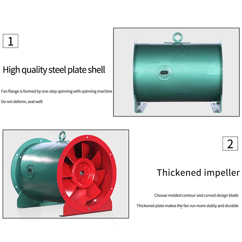 Fire Ventilation Fan, HTF, 280 - detail 12