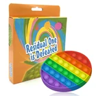 Toy Toys Rainbow Bubble Popper Fidget Toy For Kids Adults Reliever Stress Mini Fidget Toys Set With Pop It