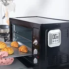 Timer Easy Setting Touch Screen LCD Display Kitchen Timer For Cooking Study Office
